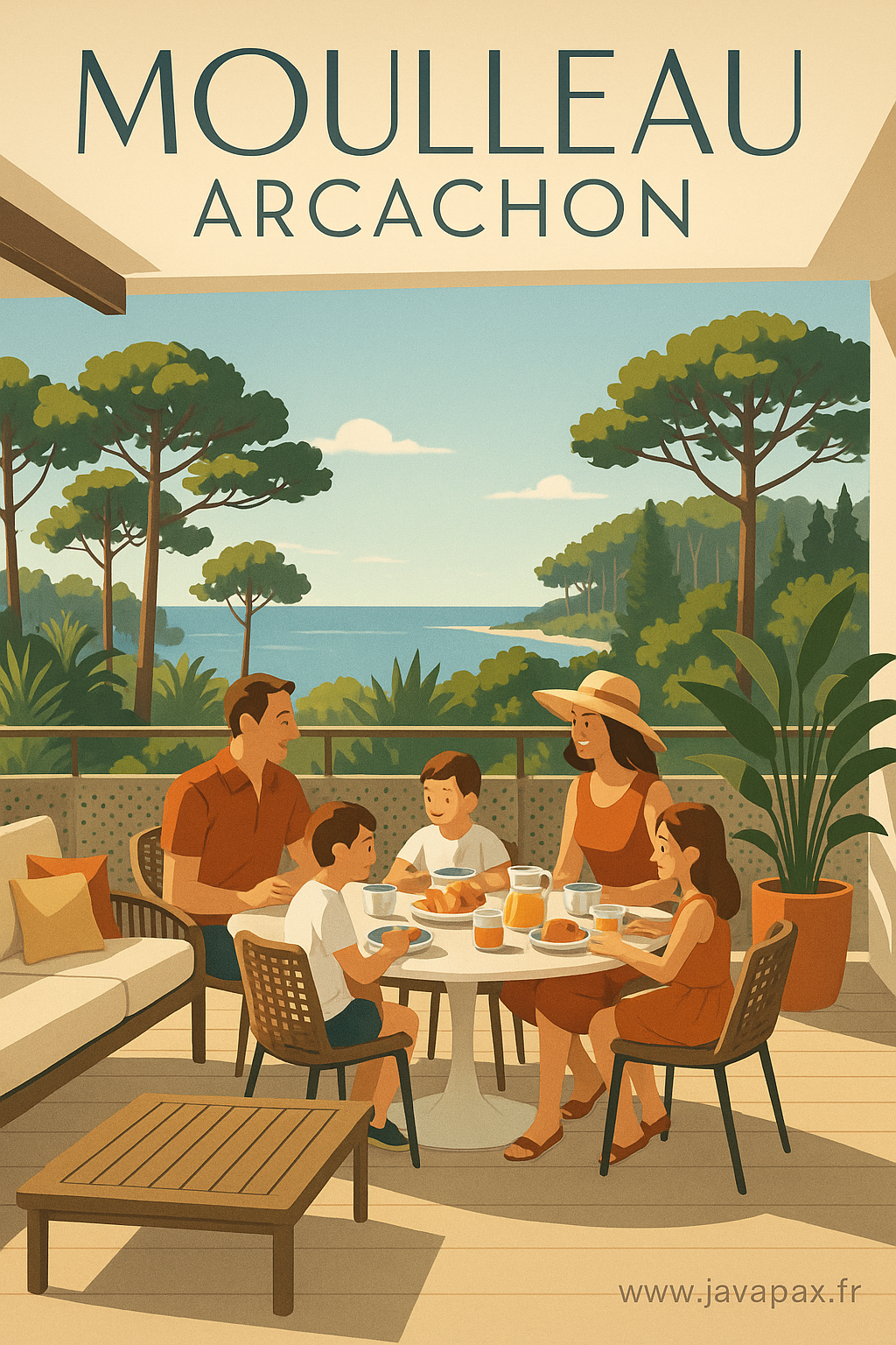 Appartement T4 Moulleau : Votre escapade idéale au bord de l'océan 3 Image-1