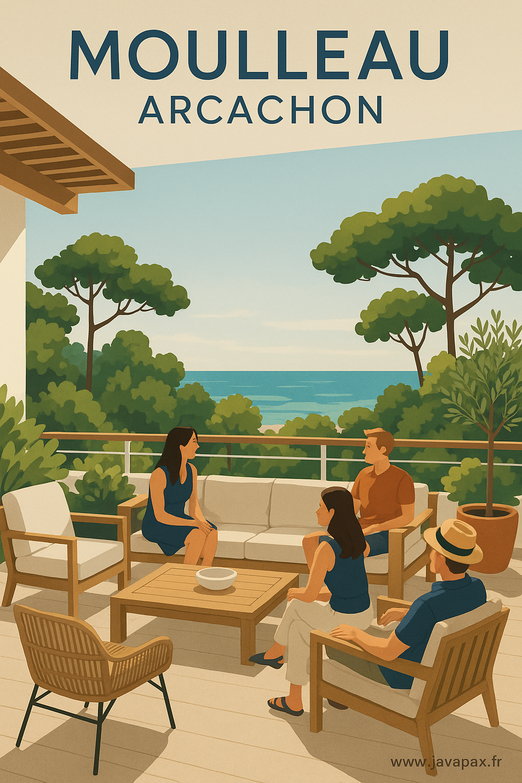 Appartement T4 au Moulleau : Votre Évasion de Rêve en famille 3 Image-1