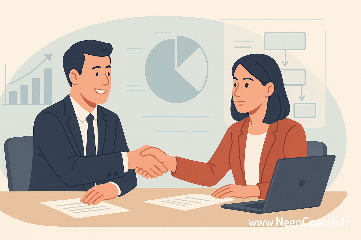 Techniques de négociation commerciale : Stratégies gagnantes pour les professionnels 1 Image-1